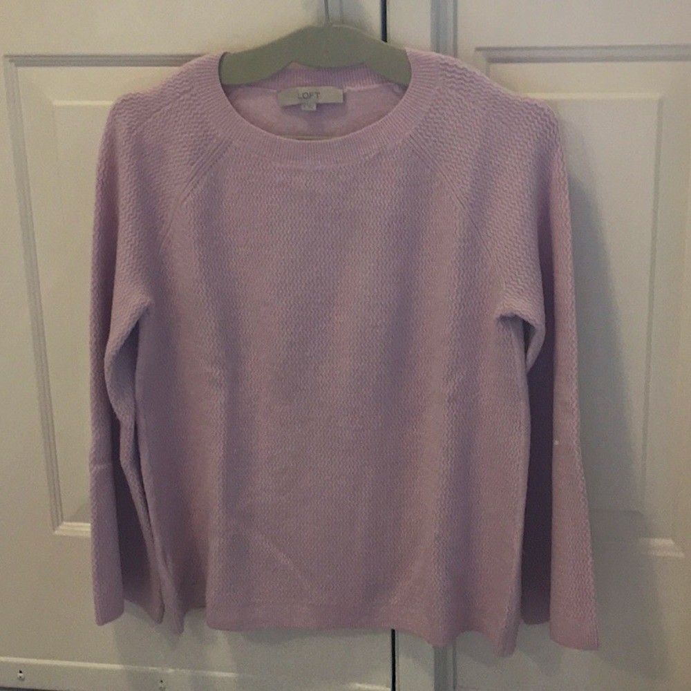 Ann Taylor Loft Pink Sweater - Size M